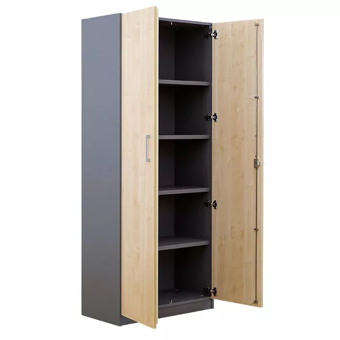 Hängeschrank, Schrank, Metallschrank, Holzlaminat, Regalboden
