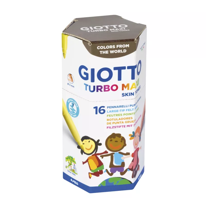 Buntstifte, 16 Stück, Groß-Tip, Hauttöne, Kinderzeichnung