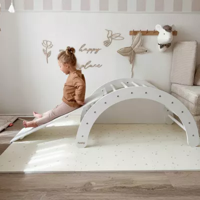 Kletterbogen, Spielbogen, Klettergerüst, Rutsche, Kinderzimmer