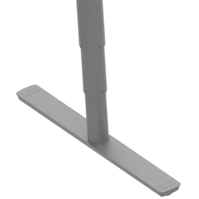 Stativfuß, Stützfuß, Gleiter, Metall, Grau