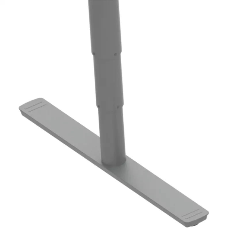 Stativfuß, Stützfuß, Gleiter, Metall, Grau