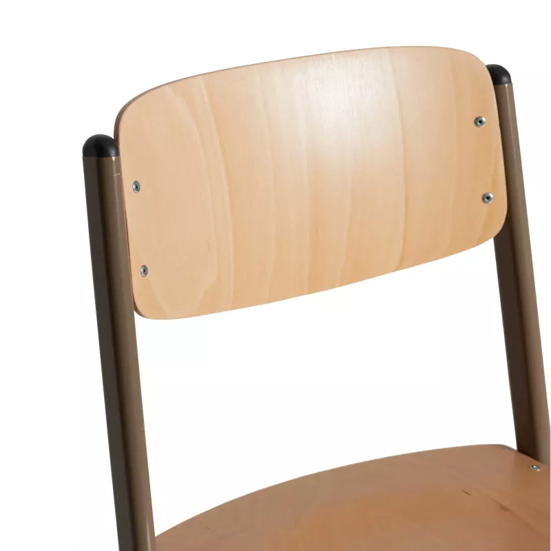 stuhl, holzstuhl, rueckenlehne, plywood, naturholz