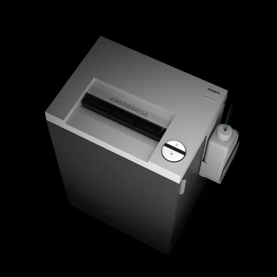 Schredder, Haushaltsgerät, Papierkassette, Schwarz, Kassette