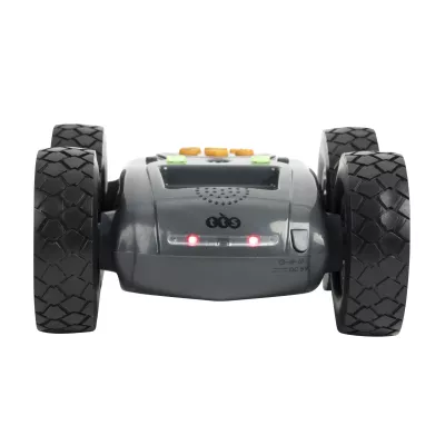 RC-Auto, Fernsteuerung, Grau, große Reifen, LED-Lichter