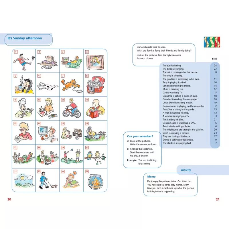 Brettspiel, Cartoon-Szenen, Rasterillustrationen, Kinderaktivität, Bildkarten