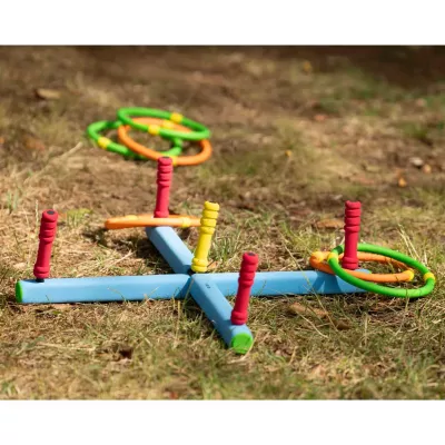 fidget toy, Ringwurf, Schaumstoffstangen, Outdoor-Spiel, bunte Ringe