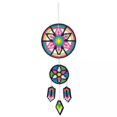 Traumfänger, Bügelperlen, Wandbehang, bunt, Perlenmuster