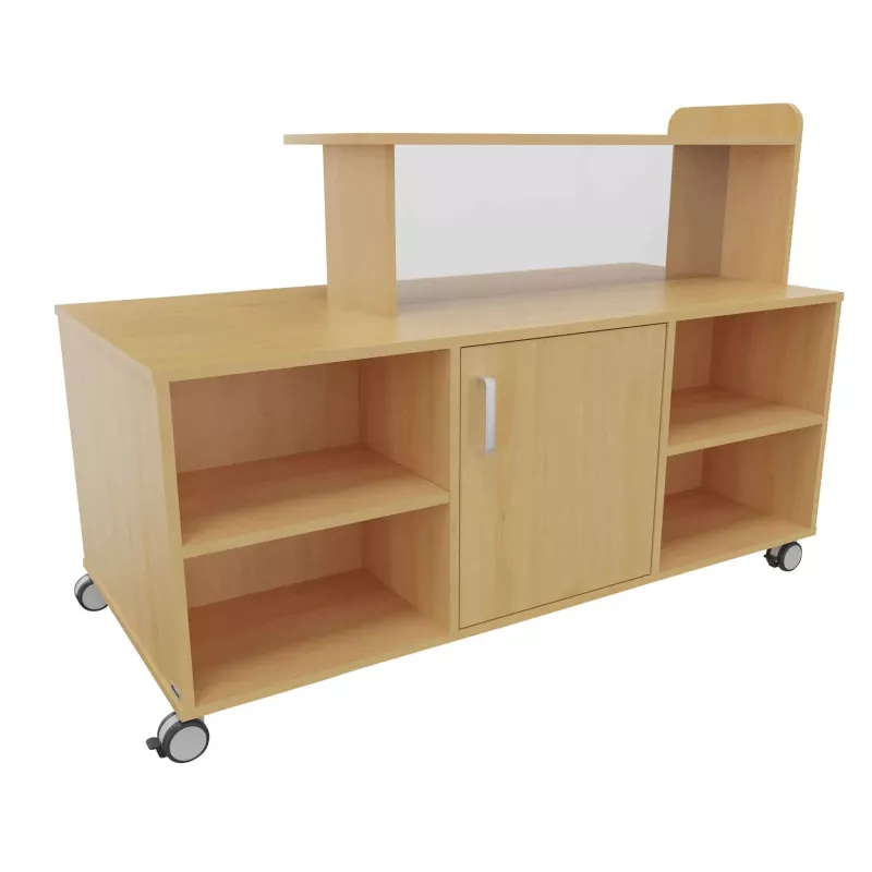 Küche, Küchenschrank, Rollcontainer, Holz, Casual