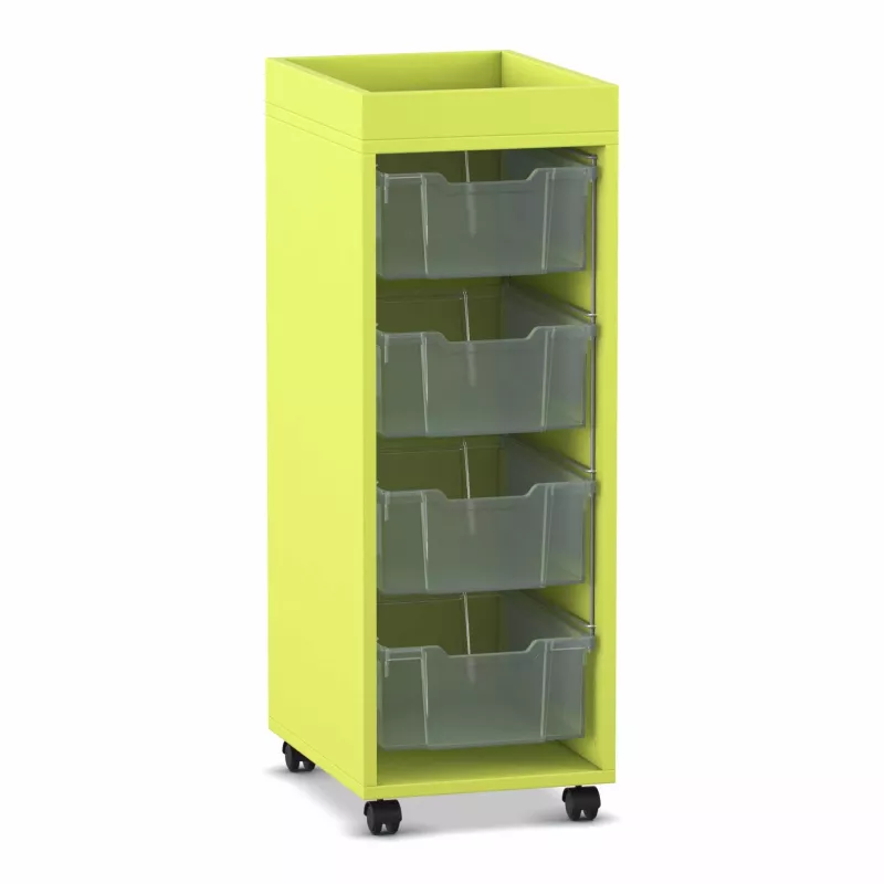 Kantenrollwagen, Rollwagen, Aufbewahrung, Schubladenbox, Kunststoffkoffer