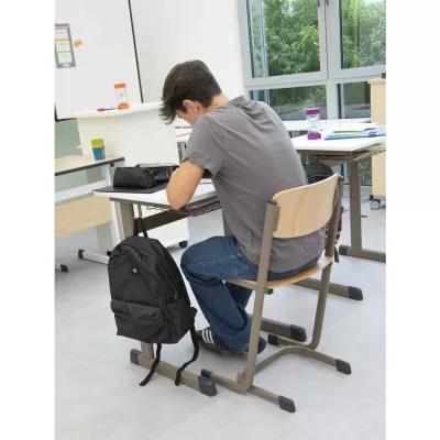 Rucksack, Schüler, Schreibtisch, Klassenzimmer, Stuhl