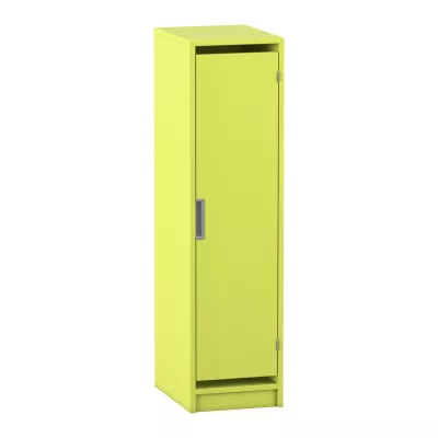 Kategorie: Schrank, Material: Metall, Farbe: Limettengrün, Türtyp: Einzelner Türschrank, Griffart: Metallgriff