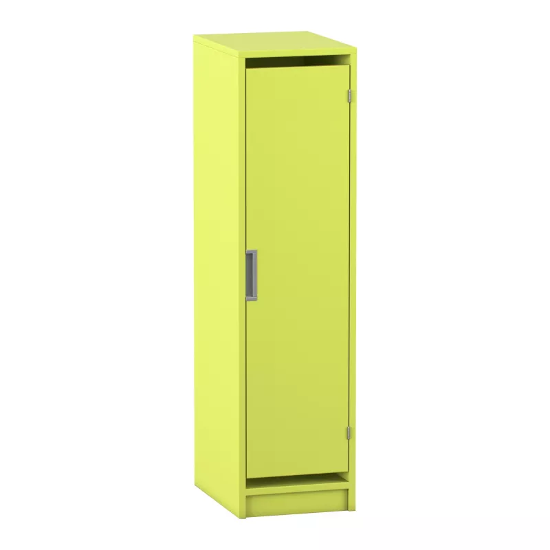 Kategorie: Schrank, Material: Metall, Farbe: Limettengrün, Türtyp: Einzelner Türschrank, Griffart: Metallgriff