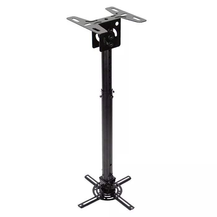 Projektionshalter, TV-Deckenfuss, Stativ, Metal, Schwarz