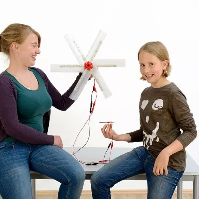 LED, Experiment, Wissenschaft, Generator, Beleuchtung