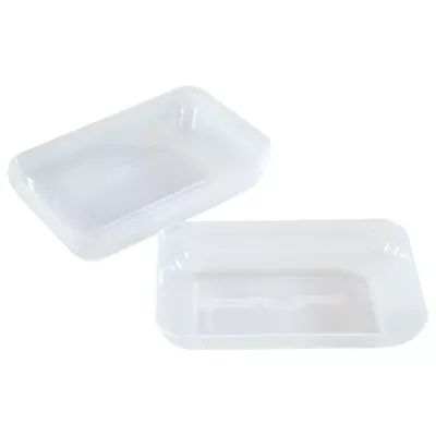 Lunchbox, Behälter, Kunststoff, Rechteckig, Transparent
