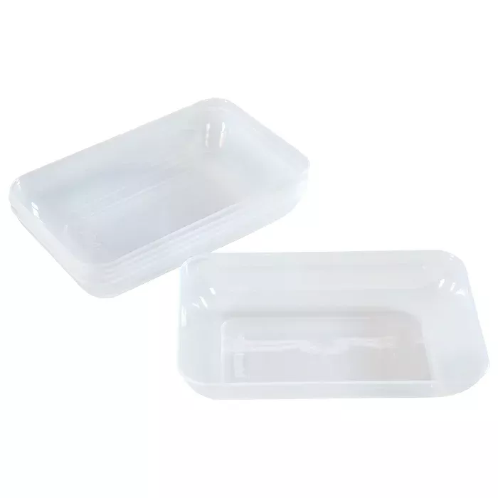 Lunchbox, Behälter, Kunststoff, Rechteckig, Transparent