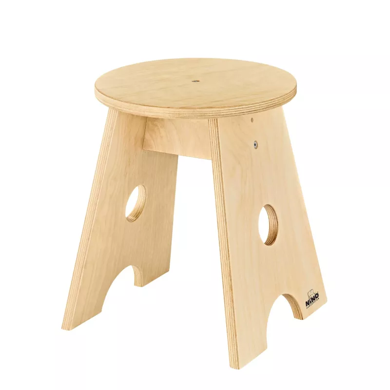Holzbank, Sitzhocker, Hocker, Rundes Holzbrett, Holzstuhl
