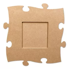 Blanko-Holzpuzzle-Bilderrahmen