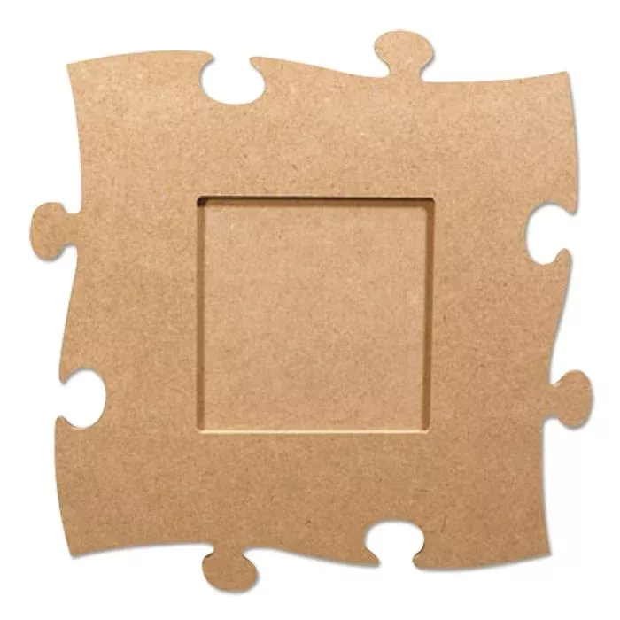 korkplatte, puzzle-teile, musterlöse verformung, puzzlerahmen, kartonplatte