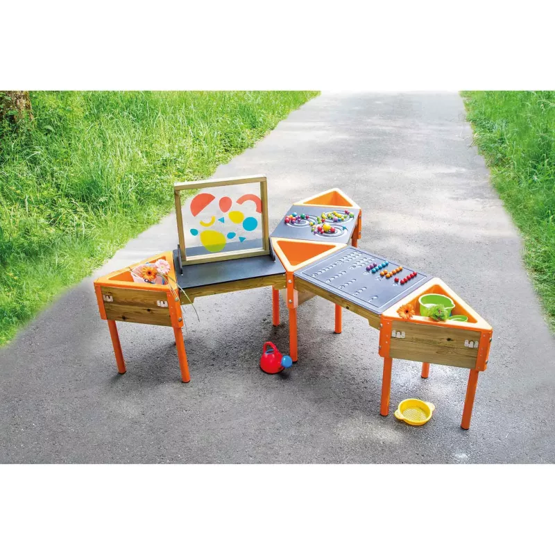kinderspieltisch, spielset, kinderwerkbank, outdoor spielzeug, puzzle/bauschubel