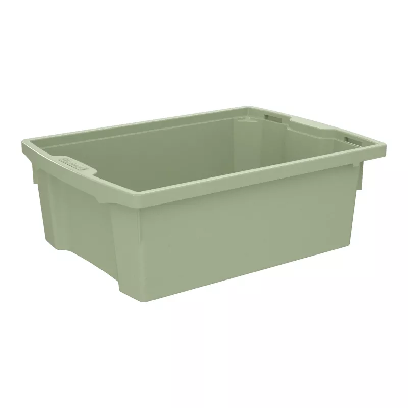Kiste, Kunststoff, Aufbewahrung, Beige, Flache Box