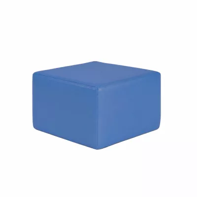 Hocker mit Kunstlederbezug