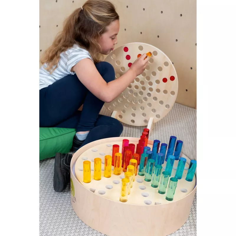 holz, spielzeug, farben, kegel, mühikei