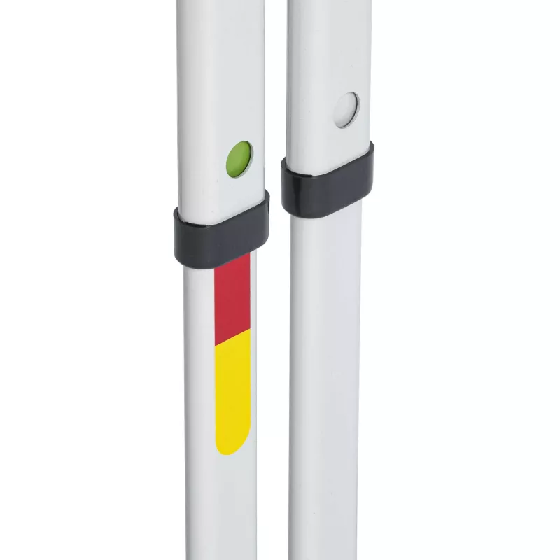 aluminium, ausklappbare stützen, farbenmarkierung, leiter, stütze