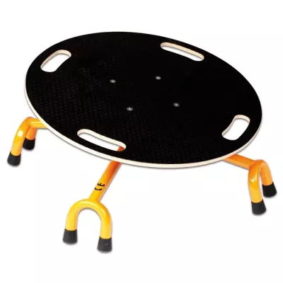 Übungsgerät, Balanceboard, Plattform, Kunststoff?, Stahlbeine