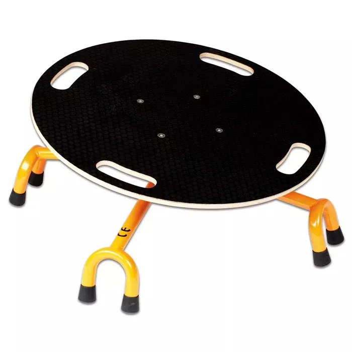 Übungsgerät, Balanceboard, Plattform, Kunststoff?, Stahlbeine