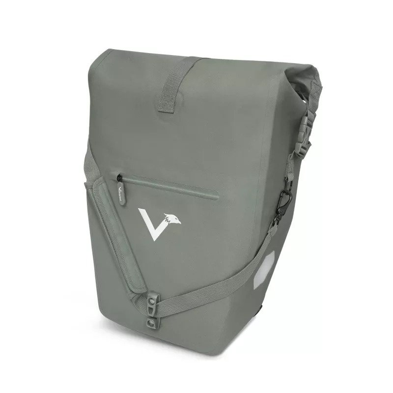 Rucksack, Umhängetasche, Grau, Vordertasche, Verstellbarer Schultergurt