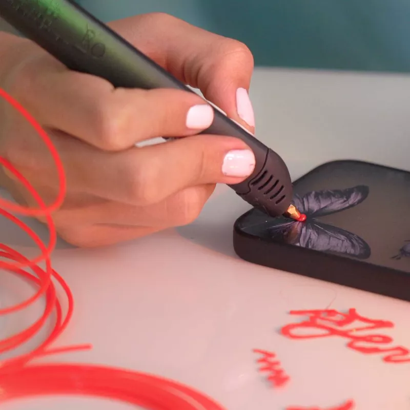 3D-Stift, PLA-Filament, rote LED, Heiße Kleber, Elektronikzubehör
