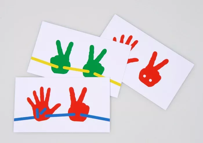 handabdrücke, kunstdruck, bunt, kinderkunst, karten
