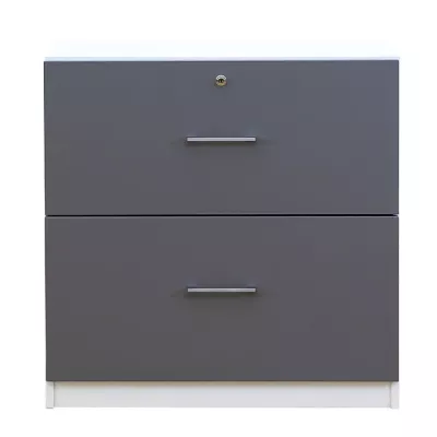 FLEXEO® Office – Schubladen-Schrank mit 2 hohen Schubladen H: 80,1 cm