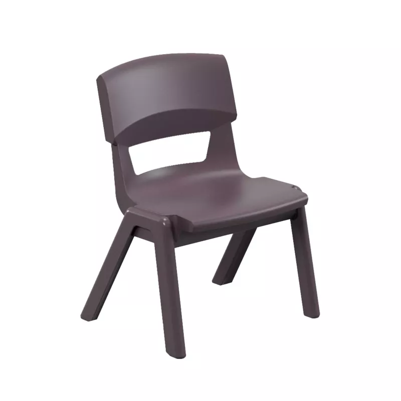 Stuhl, Kinderstuhl, Kunststoffstuhl, Paarweise Sitzmöbel, violetter Farbton