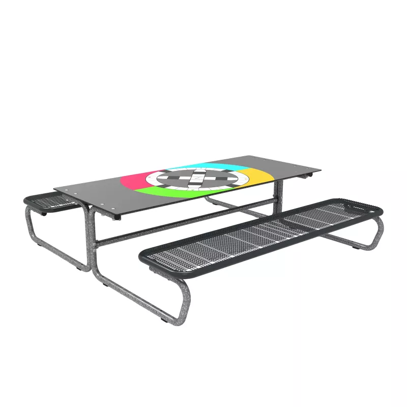 Tisch, Klimt-Farben, Metal-tisch, Gitterplatte, Sporttisch