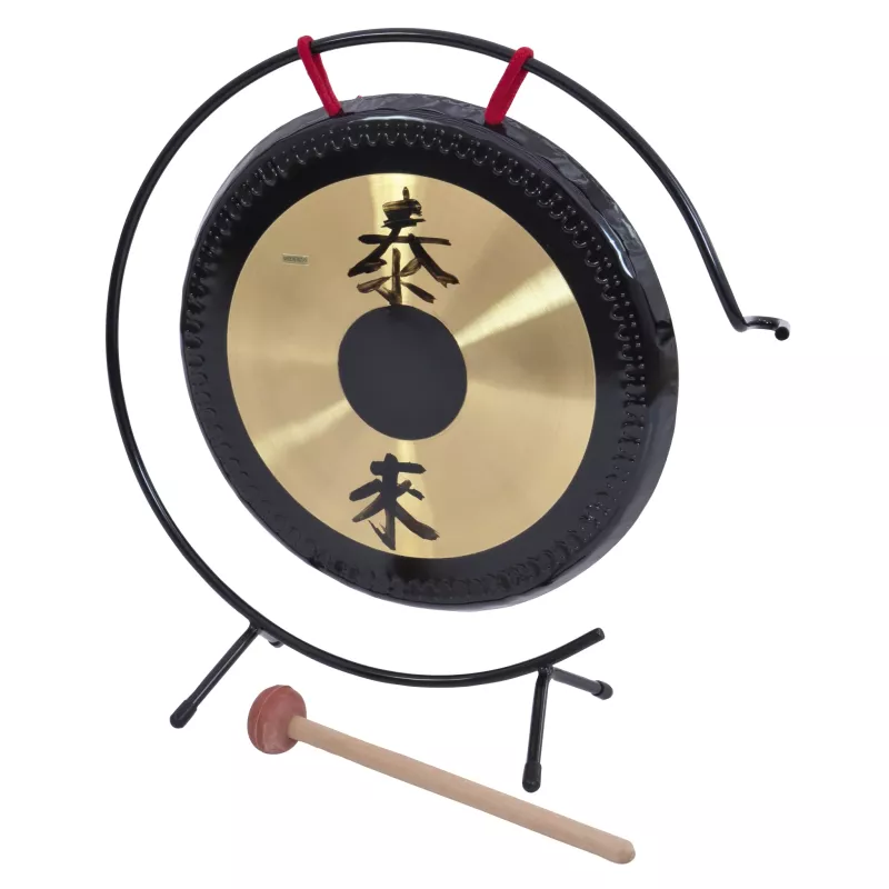 gong, glocken, bronzene scheibe, rahmenständer, schlägel