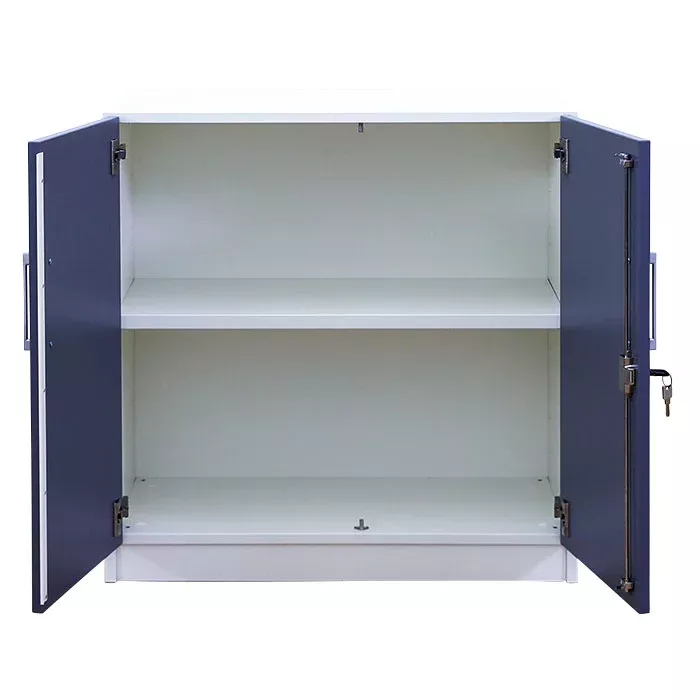 Schrank, Metallschrank, Schranktür, doppeltes Regal, Kombinationsschrank