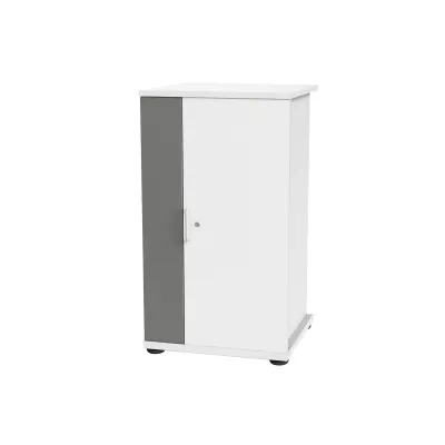 Schrank, Sideboard, Schranktür, Metall, weiß
