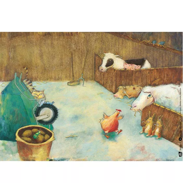 Kuhstall, Hühner, Huhn, Tierhaltung, Farm