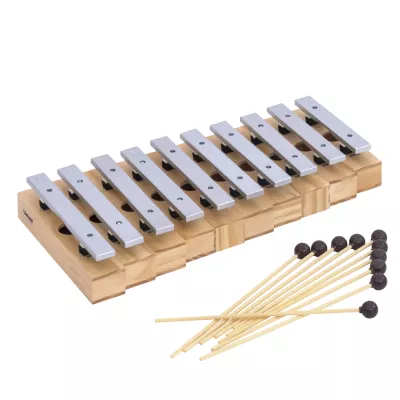 xylophon, holz, holzstäbe, schlägel, musikinstrument