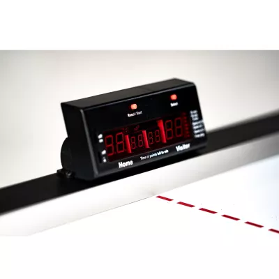 digital clock, LED display, Dashboard-Uhr, schwarzes Plastik, rote Ziffern
