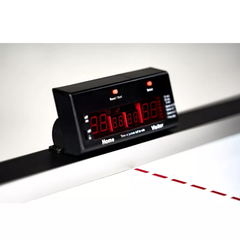 digital clock, LED display, Dashboard-Uhr, schwarzes Plastik, rote Ziffern