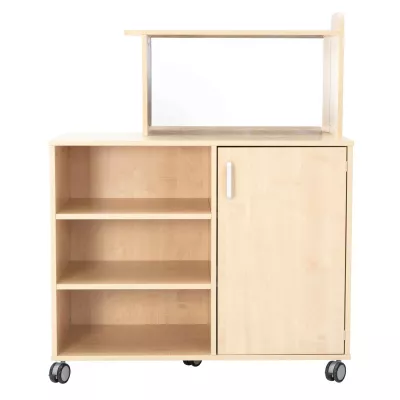 Holzplatte, Küchenwagen, Regal, Schrank, Rollwagen