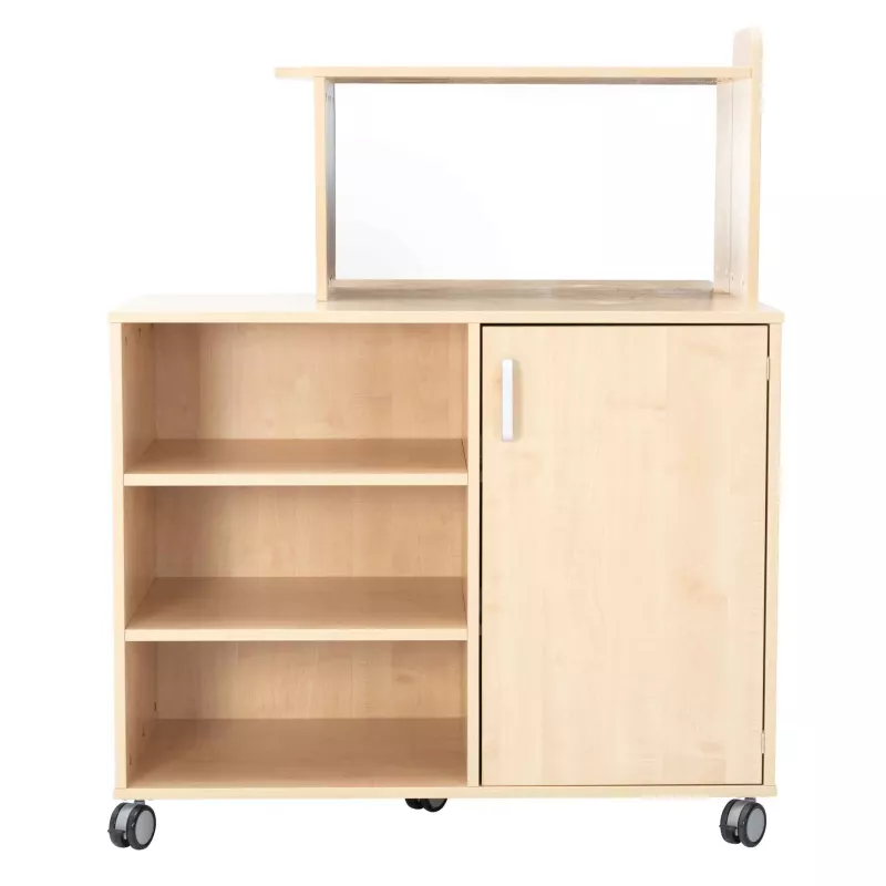 Holzplatte, Küchenwagen, Regal, Schrank, Rollwagen