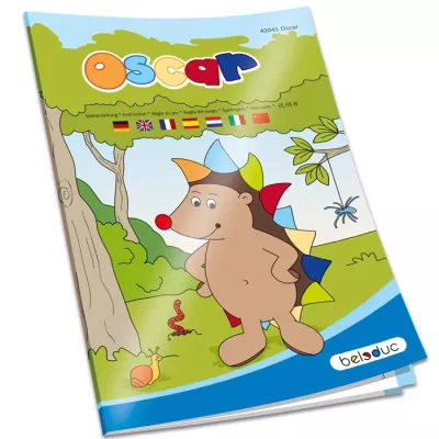 Spielanleitung, Kinder-Illustration, Dinosaurier, Heft, Farbenfrohes Design