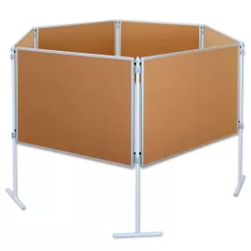 Profi-Stellwände Komplett-Set C: Hexagon in Kork