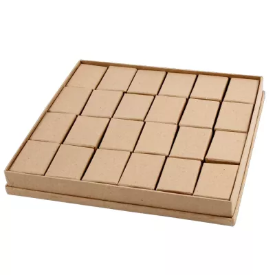 Kartonbox, Ziegel, Mini-Karton, Quadrat-Blocks, Recycling-Box