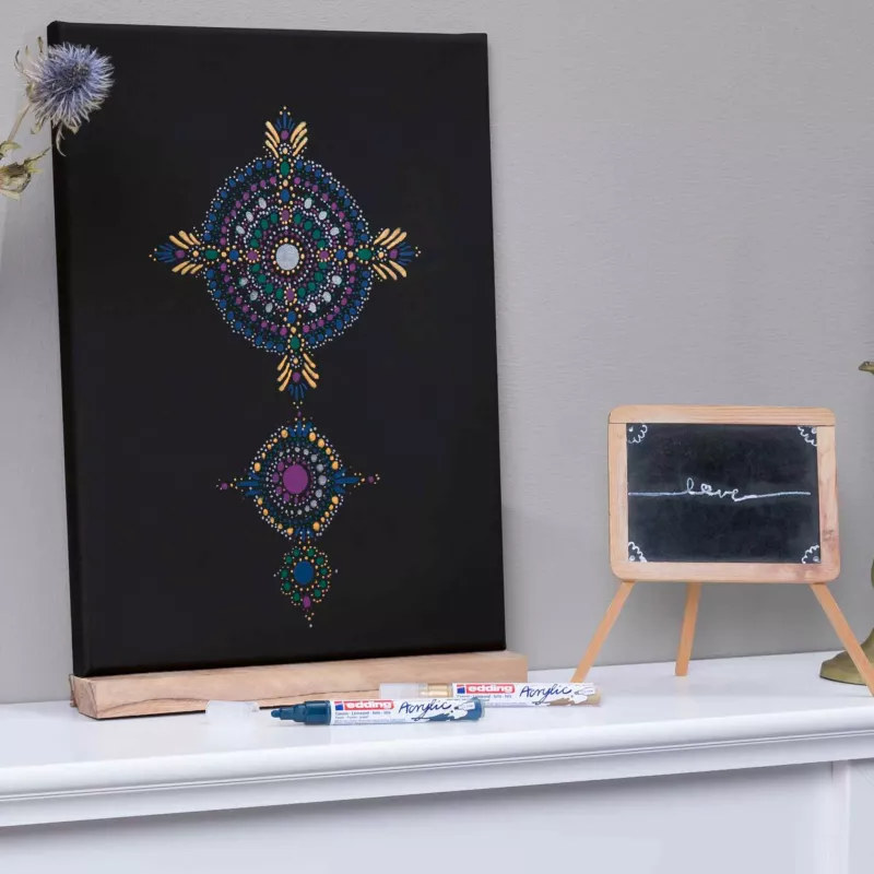Tapisserie, Wandkunst, Perlenmalerei, Perlenarbeit, Dekorplatte