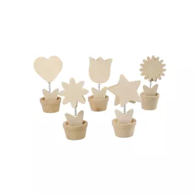 Blumen Fotohalter, blanko, 10 Stück